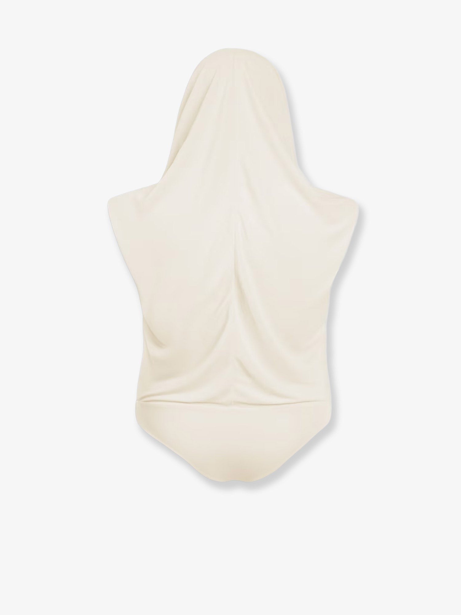 ALAÏA Women's Hooded Body Viscose Top White