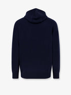 Soft Goat Men's Hooded Cashmere Sweater Blue, view 2