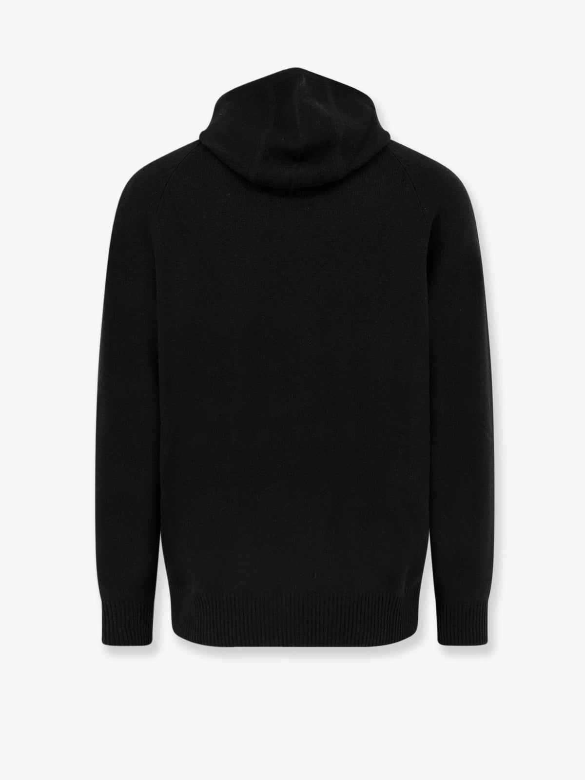 Soft Goat Men's Hooded Cashmere Sweater Black