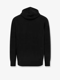 Soft Goat Men's Hooded Cashmere Sweater Black