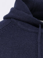 Soft Goat Men's Hooded Cashmere Sweater Blue, view 3