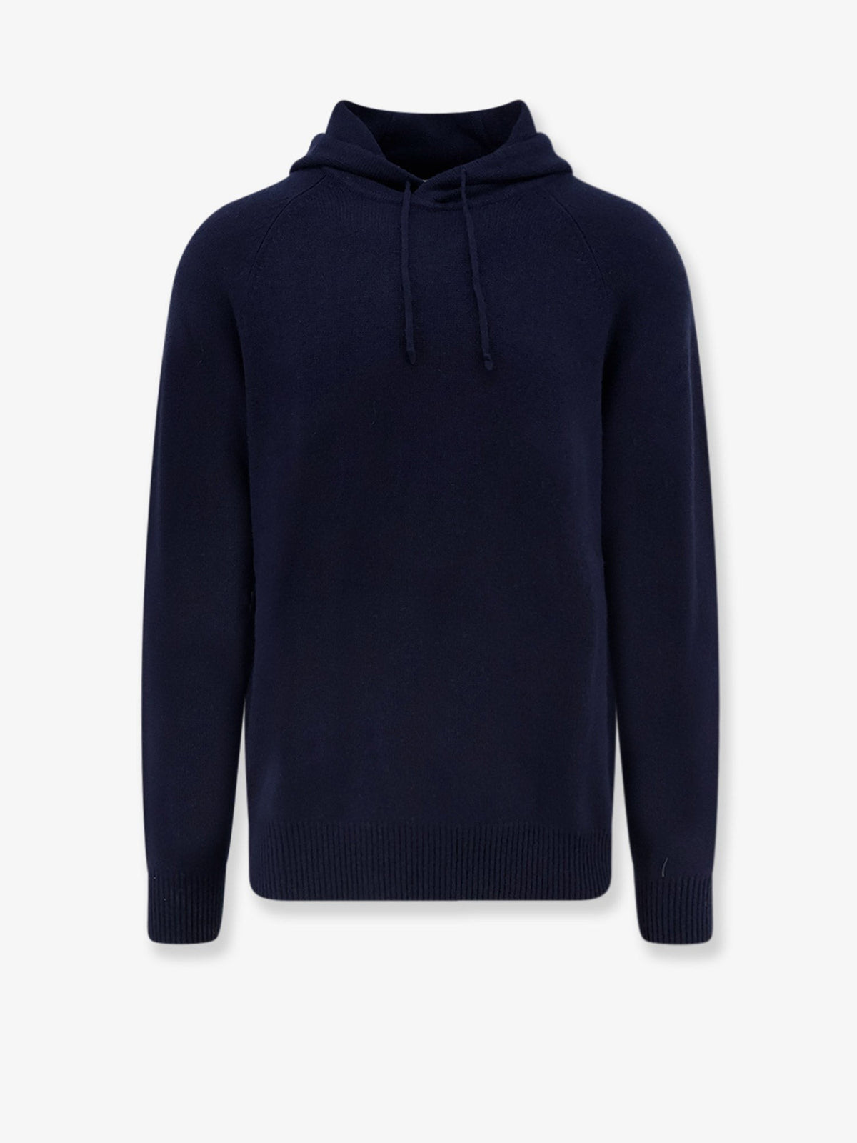Soft Goat Men's Hooded Cashmere Sweater Blue