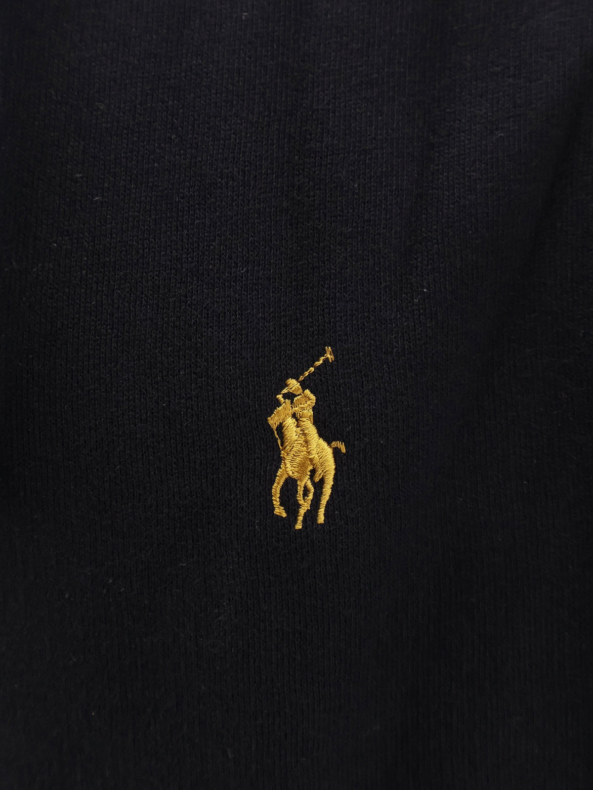 Polo Ralph Lauren Men's Hooded Cotton Blend Sweatshirt Black