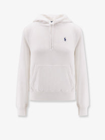 Polo Ralph Lauren Women's Hooded Cotton Sweatshirt White