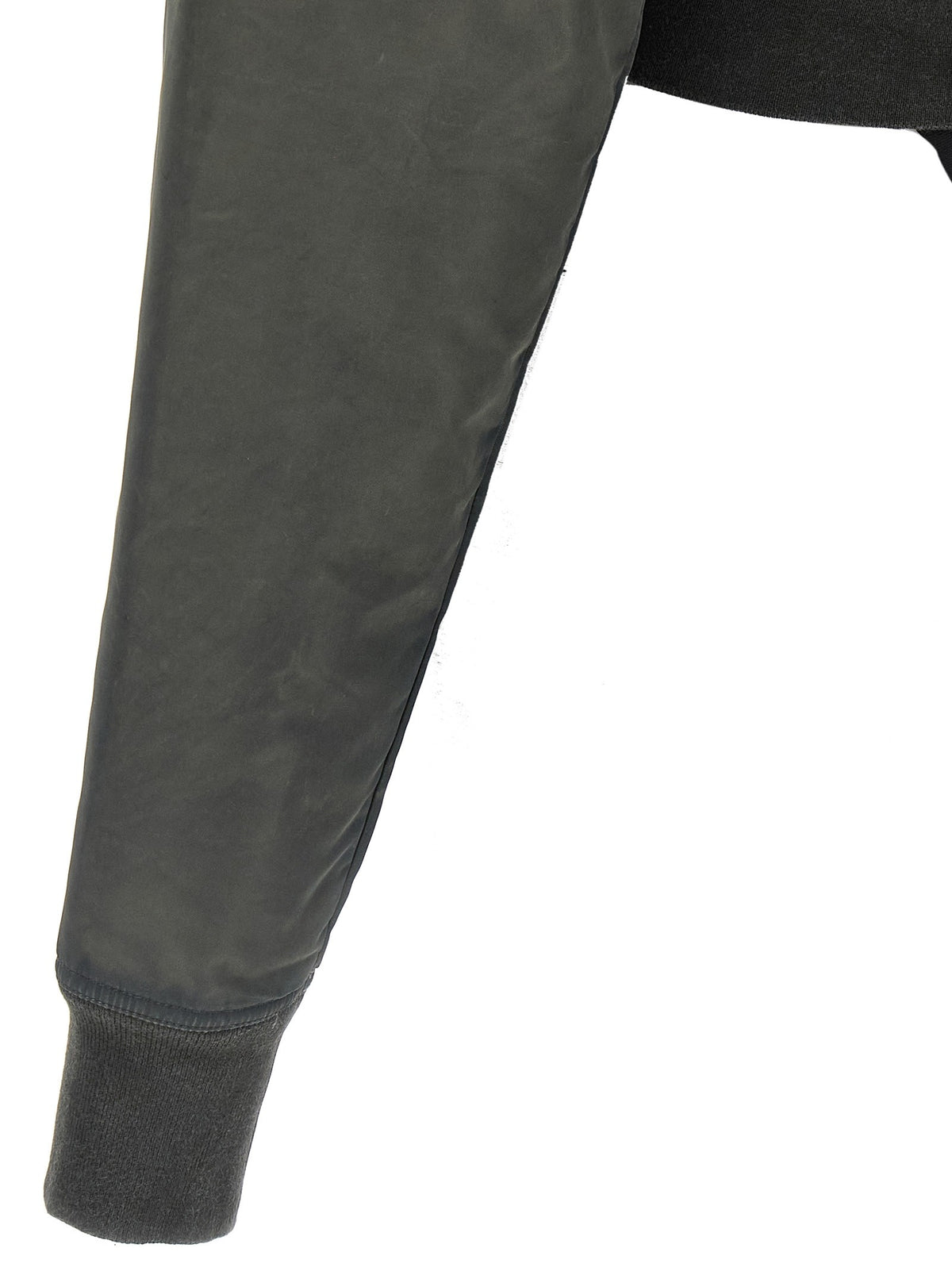 DRKSHDW Hooded Cropped Flight Bomber Jacket Grey, view 4