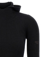 Fendi Hooded Dress Black, view 3