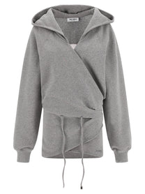 The Attico Hooded Dress Grey