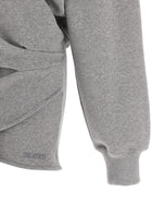 The Attico Hooded Dress Grey, view 4