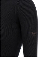 Fendi Hooded Dress Black, view 4