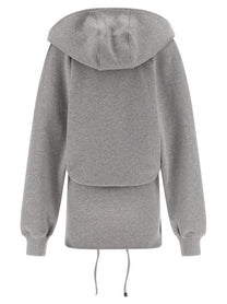 The Attico Hooded Dress Grey