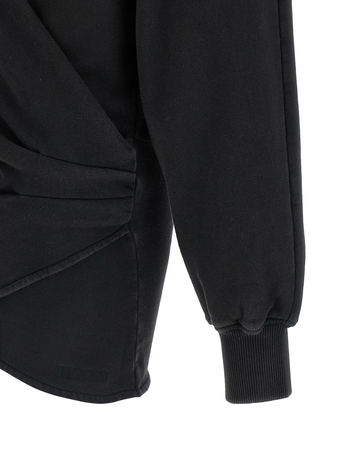 The Attico Hooded Dress Black