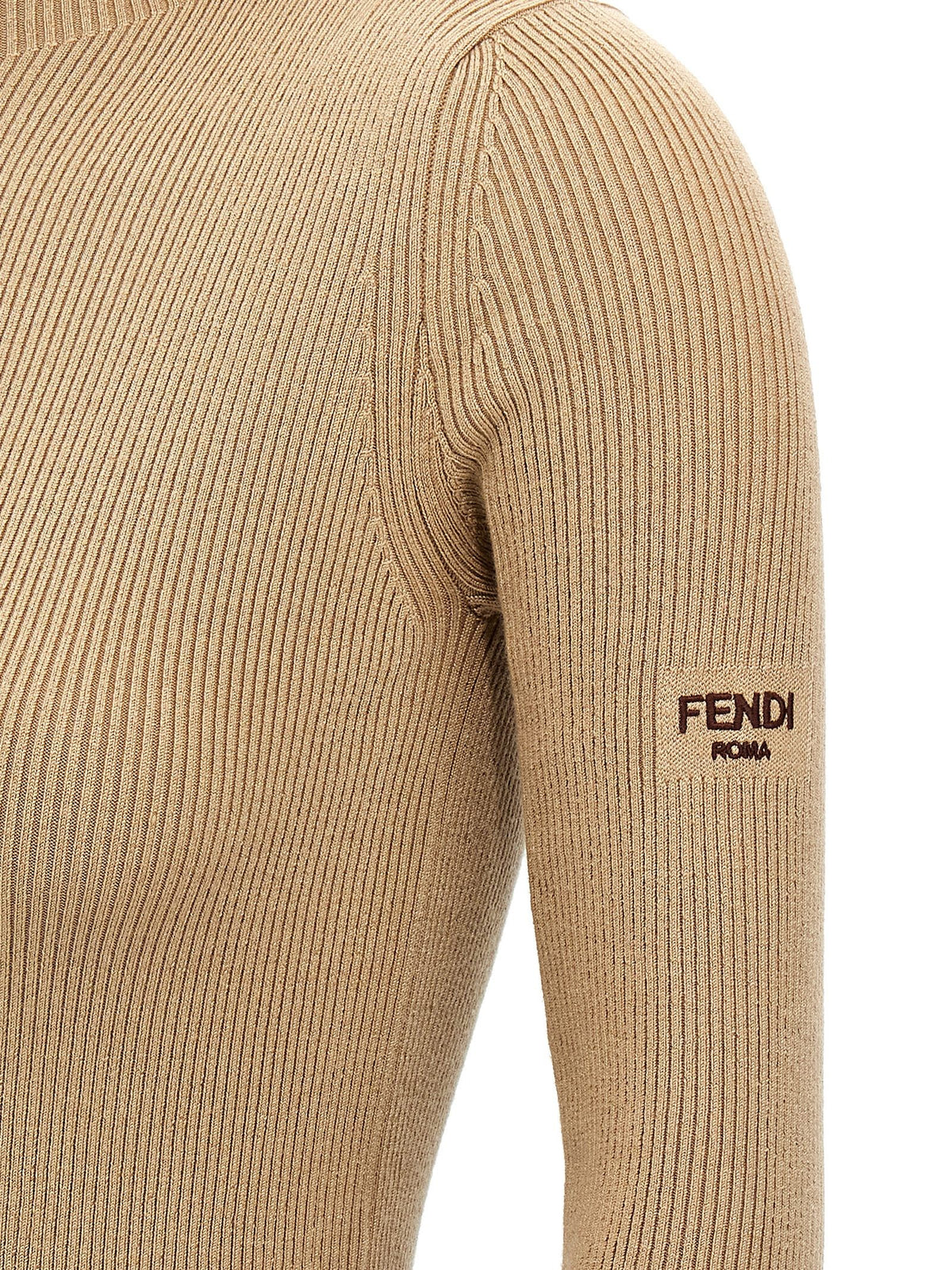 Fendi Hooded Dress Beige, view 4