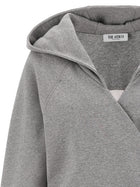 The Attico Hooded Dress Grey, view 3