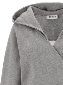 The Attico Hooded Dress Grey