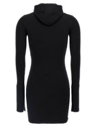 Fendi Hooded Dress Black, view 2
