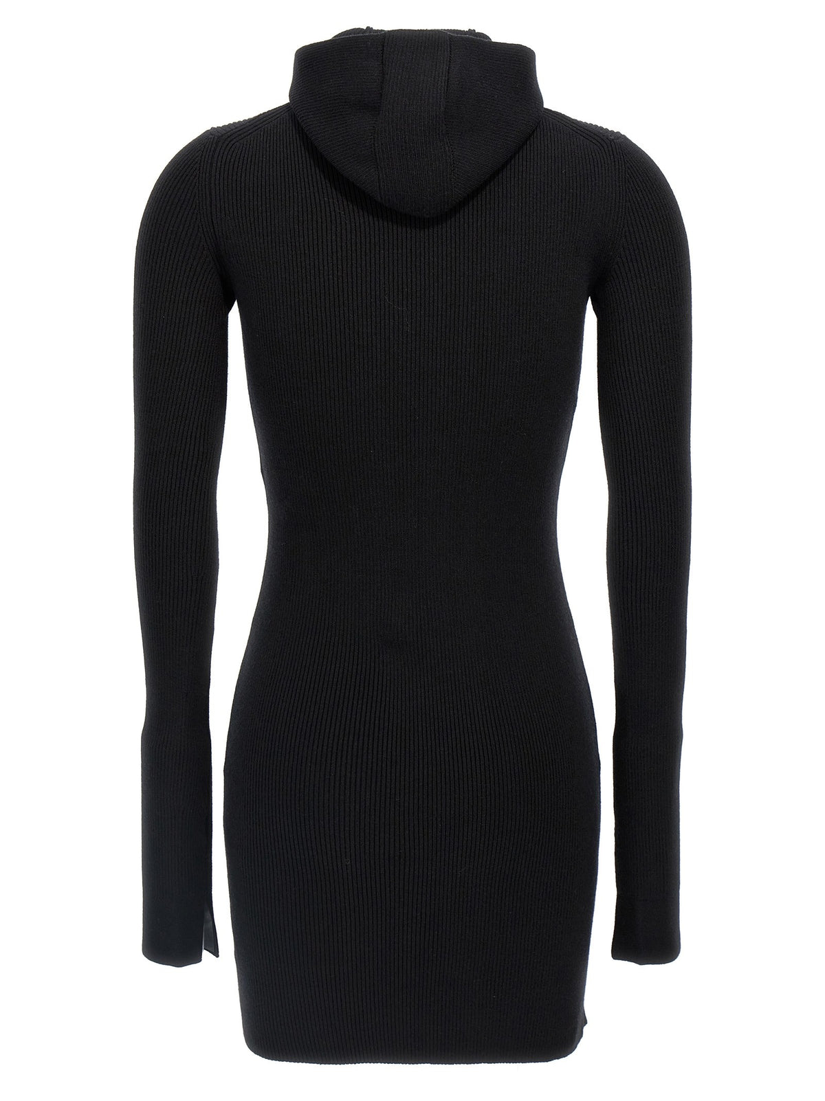 Fendi Hooded Dress Black, view 2