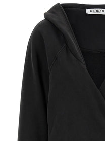 The Attico Hooded Dress Black