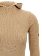 Fendi Hooded Dress Beige, view 3