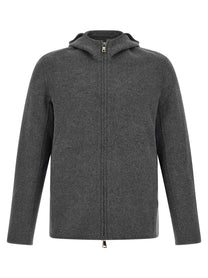 Giorgio Brato Hooded Jacket Grey