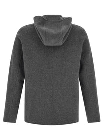 Giorgio Brato Hooded Jacket Grey