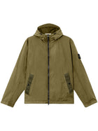 Stone Island Men's Hooded Jacket Green
