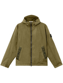 Stone Island Men's Hooded Jacket Green