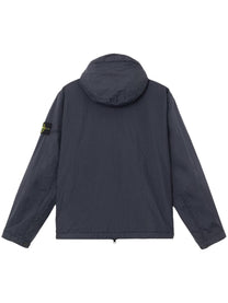 Stone Island Men's Hooded Jacket Blue