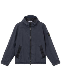 Stone Island Men's Hooded Jacket Blue