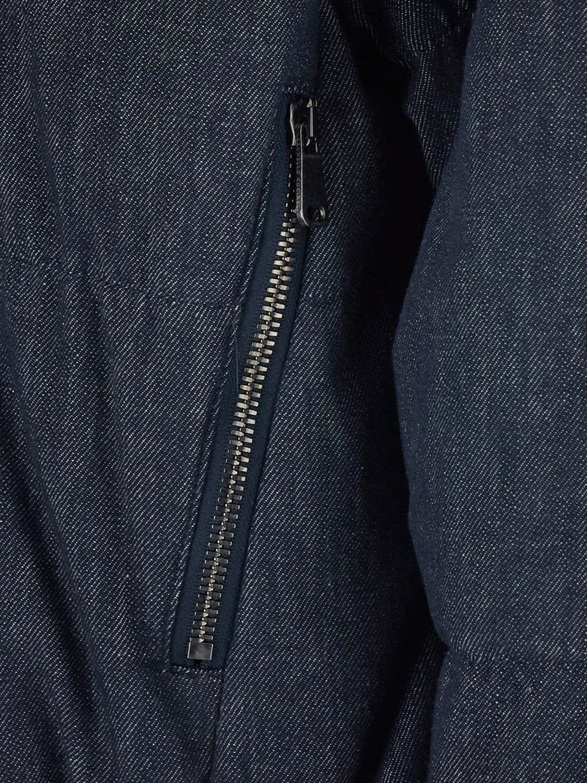 Brunello Cucinelli Women's Hooded Padded Denim Jacket Blue
