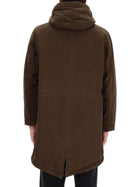 ASPESI Men's Hooded Parka Green, view 3