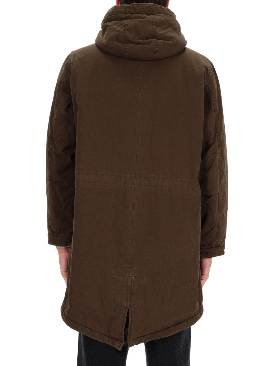 ASPESI Men's Hooded Parka Green
