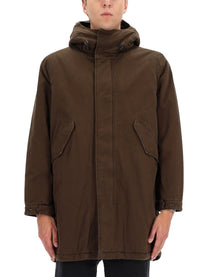 ASPESI Men's Hooded Parka Green