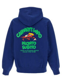 Carhartt Wip Hooded Pronto Sweat Jacket Sweatshirt Blue