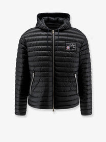 Celine Men's Hooded Quilted Down Jacket Black