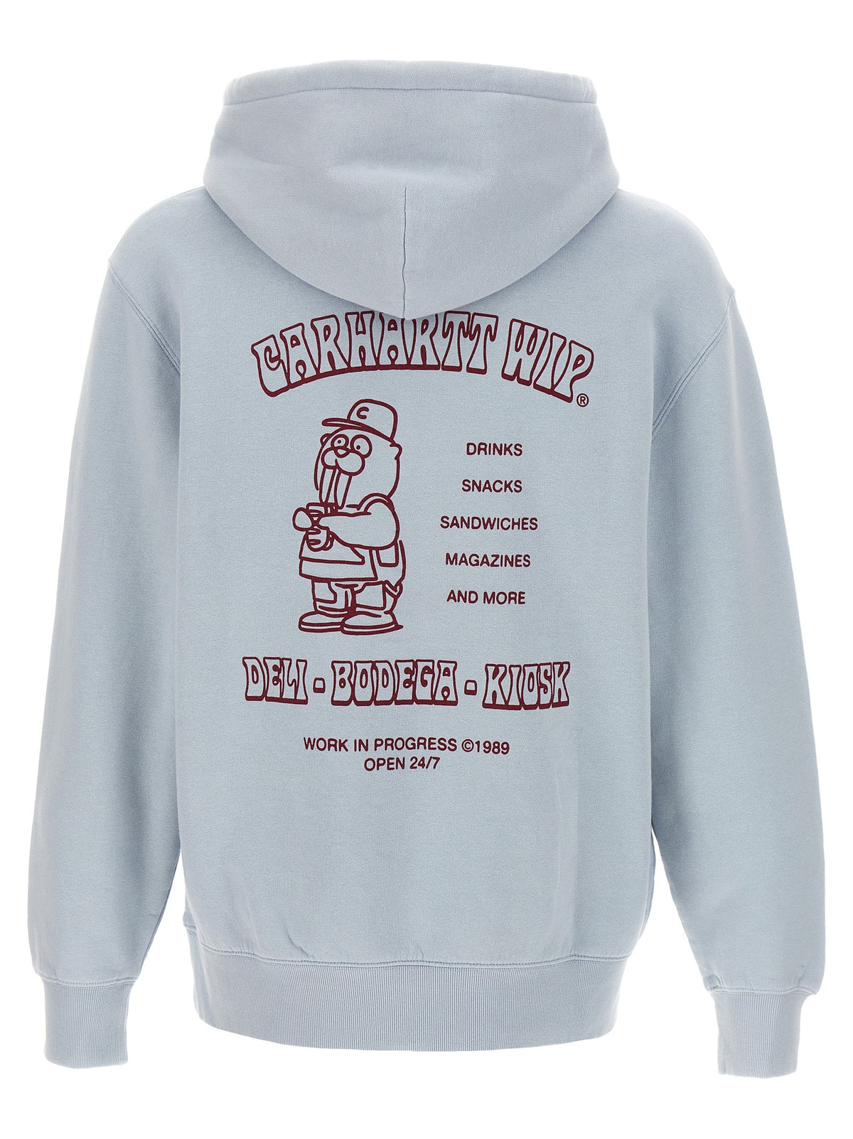 Carhartt Wip Hooded Sandwich Sweatshirt Blue, view 2
