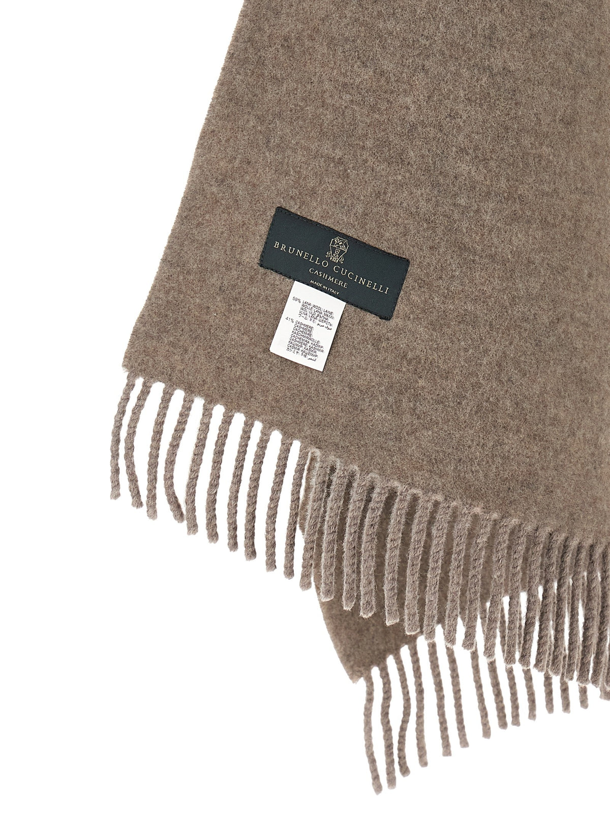 Brunello Cucinelli Hooded Scarf Brown, view 4