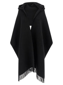 Brunello Cucinelli Hooded Scarf Black