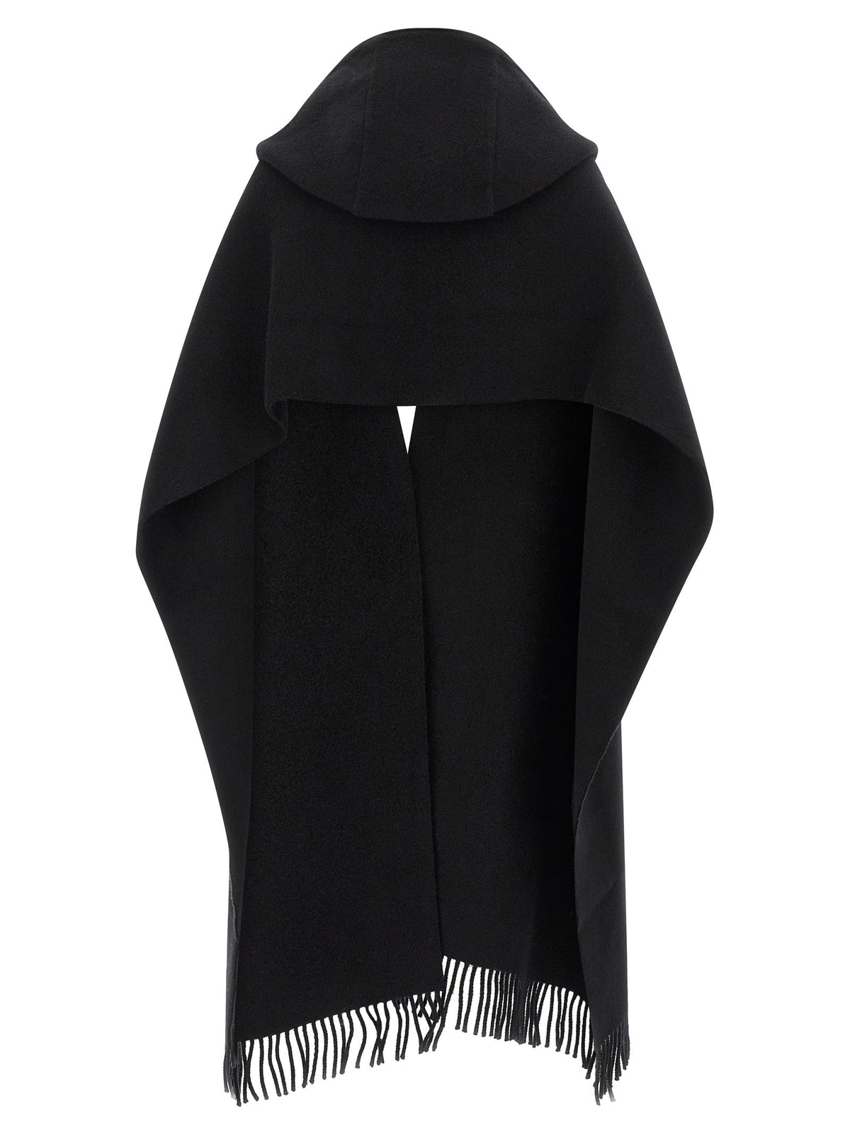 Brunello Cucinelli Hooded Scarf Black