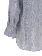 Brunello Cucinelli Hooded Shirt Blue, view 4