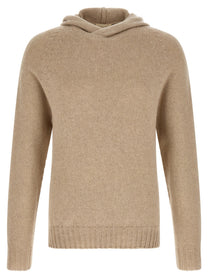 ma' ry' ya Hooded Sweater Beige