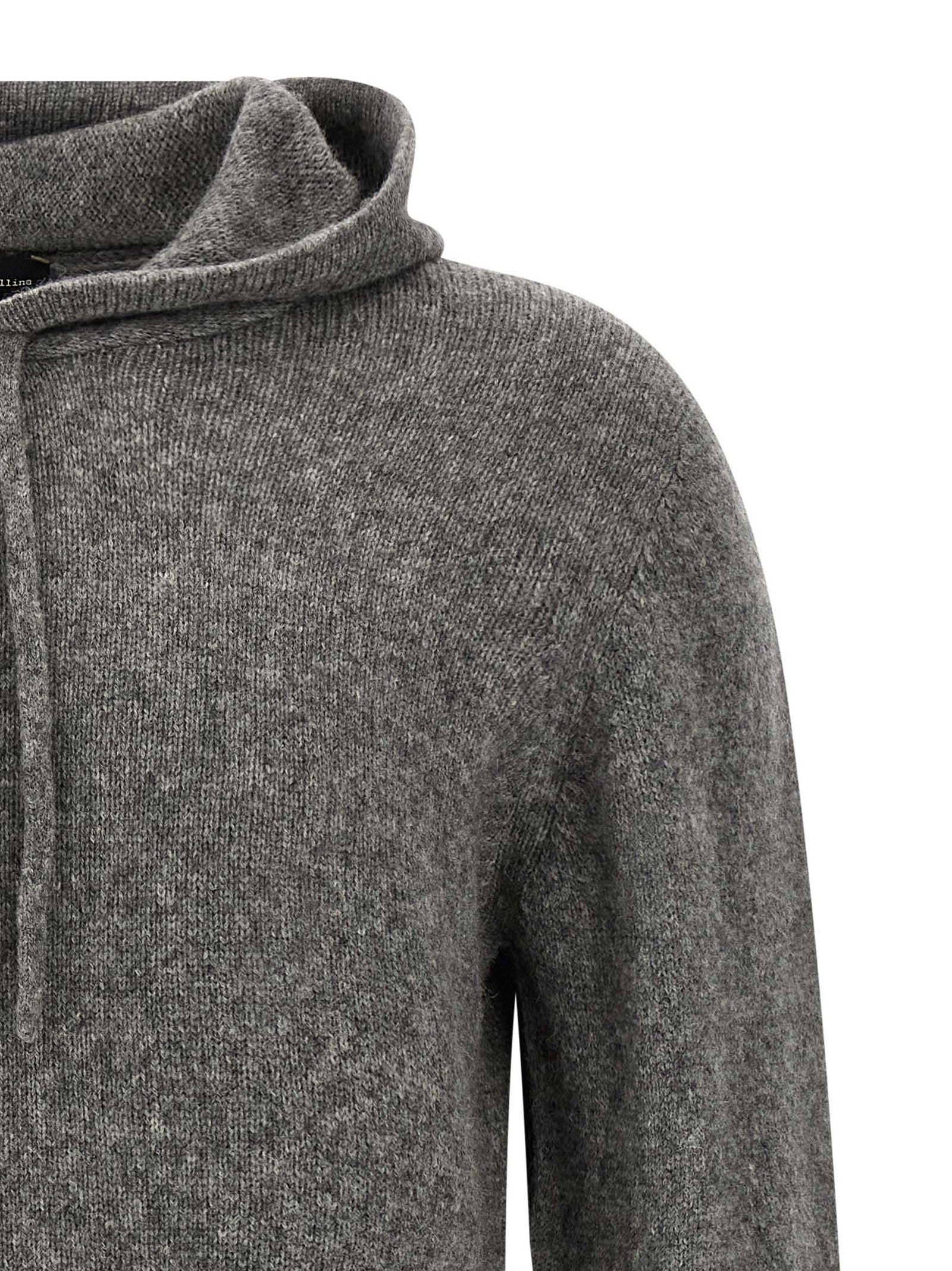 Roberto Collina Hooded Sweater Grey