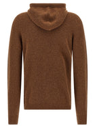 Roberto Collina Hooded Sweater Brown, view 2