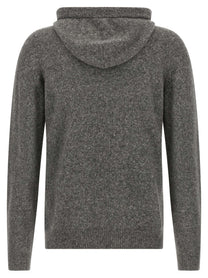 Roberto Collina Hooded Sweater Grey