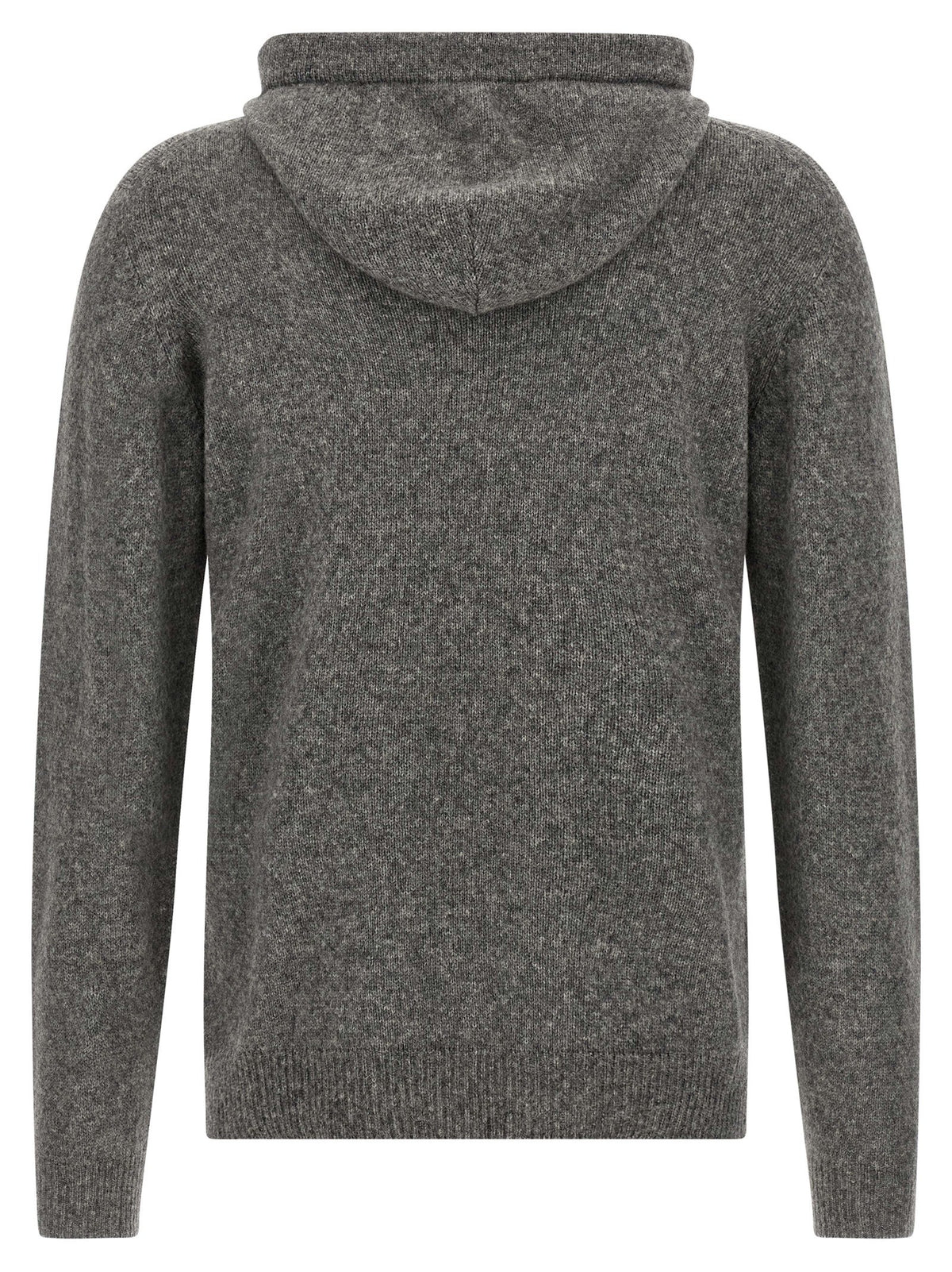 Roberto Collina Hooded Sweater Grey, view 2