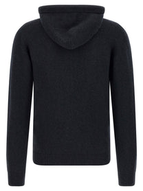 Roberto Collina Hooded Sweater Blue