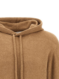 Roberto Collina Hooded Sweater Beige