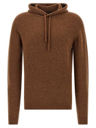 Roberto Collina Hooded Sweater Brown