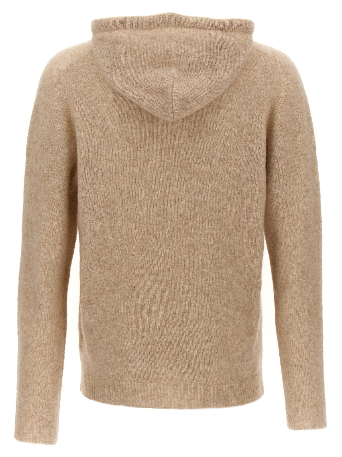Roberto Collina Hooded Sweater Beige, view 2