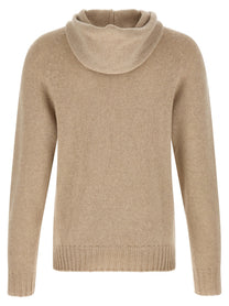 ma' ry' ya Hooded Sweater Beige
