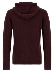 Roberto Collina Hooded Sweater Red